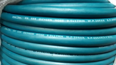 Рукав для сварки 9мм Blue Oxygen hose 20 bar (Protoflex) - фото 4557