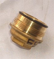 Камера редуктора понижения давления воды латунная с крышкой 1/4
