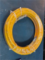 Рукав термопластиковый 304Бар 15 метров ZEC желтый с пружинами 2904